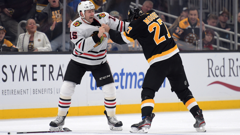 Bruins defenseman John Moore