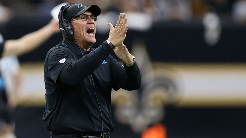 Carolina Panthers head coach Ron Rivera