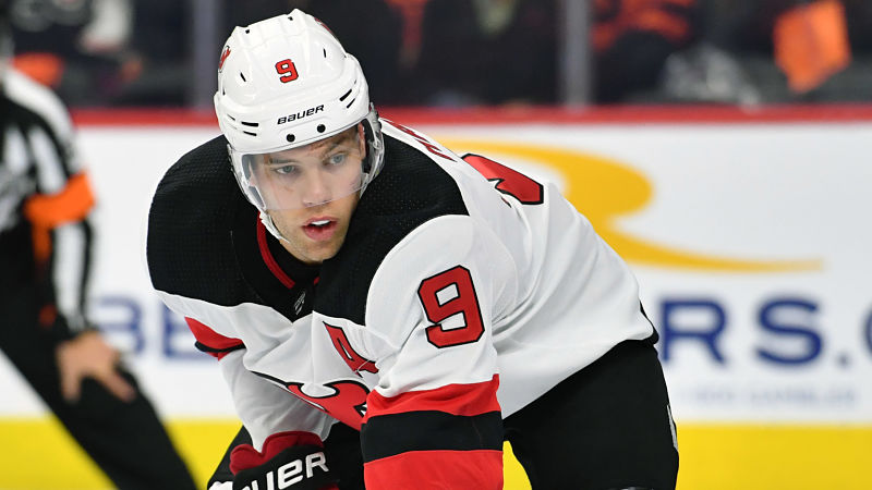 New Jersey Devils forward Taylor Hall