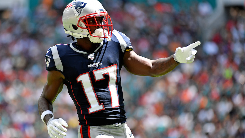 Free agent wide receiver Antonio Brown