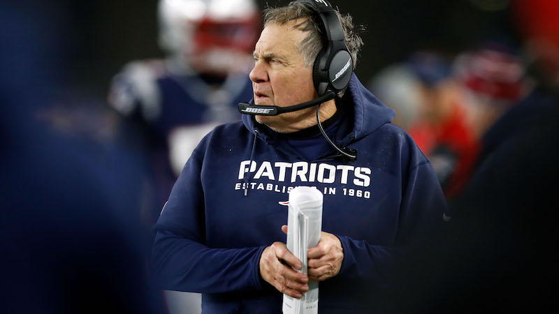 Patriots head coach Bill Belichick