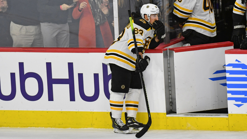 Boston Bruins Left Wing Brad Marchand
