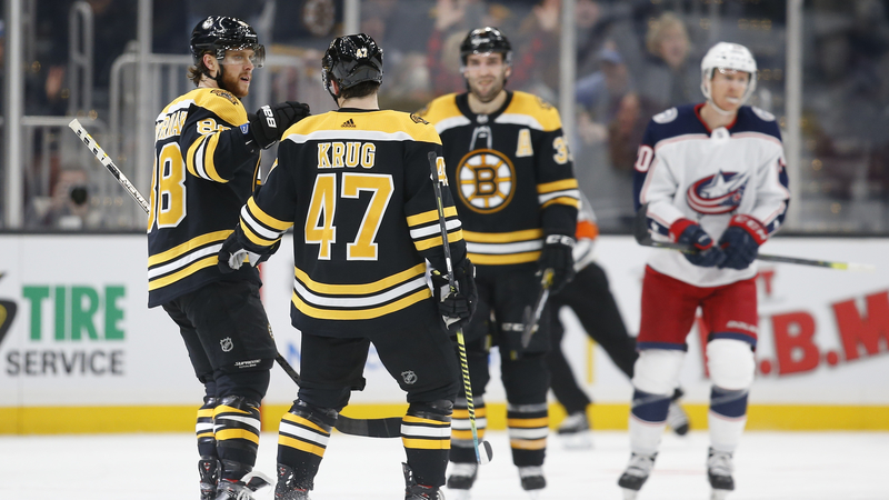 Boston Bruins Vs. Columbus Blue Jackets