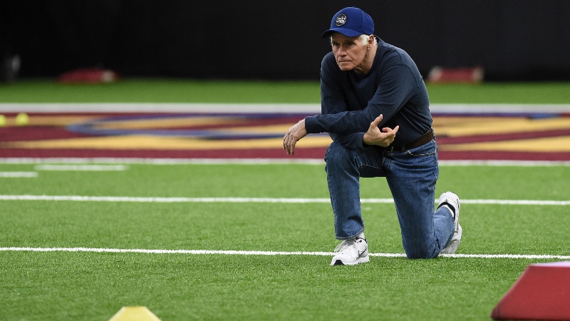 Former New England Patriots assistant coach Dante Scarnecchia