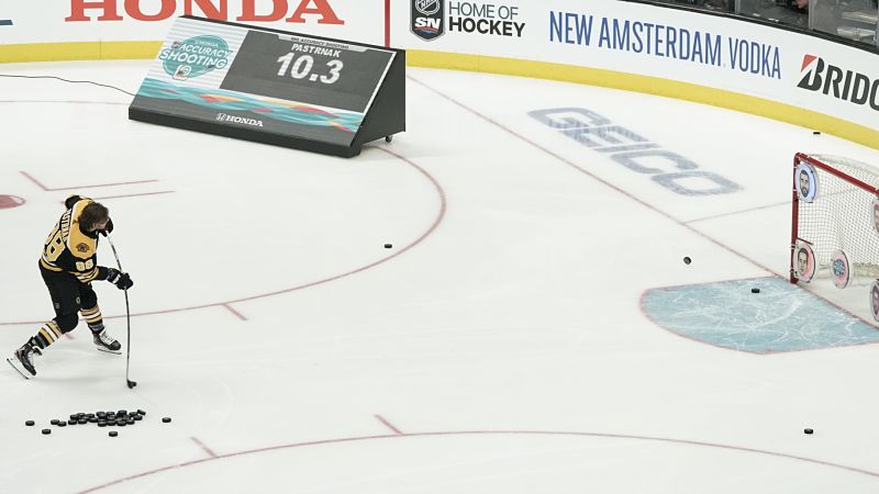 Boston Bruins winger David Pastrnak