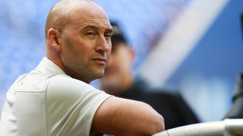 Miami Marlins chief executive officer Derek Jeter