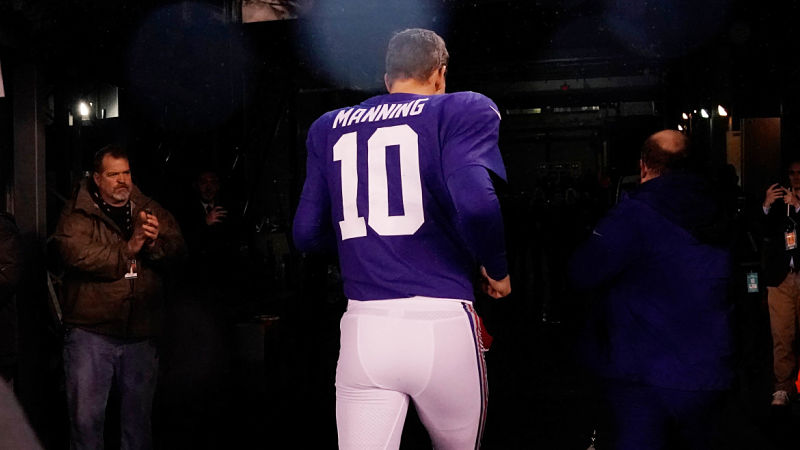 New York Giants quarterback Eli Manning