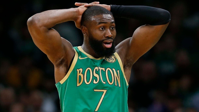 Boston Celtics forward Jaylen Brown