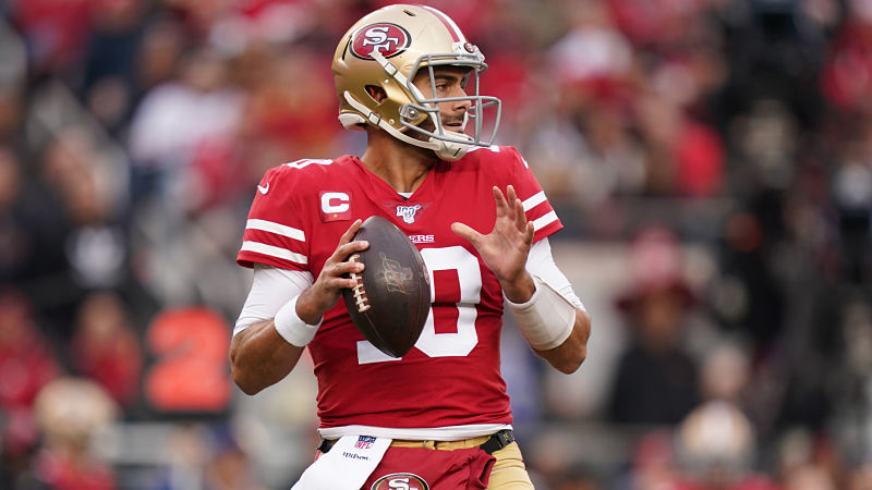 San Francisco 49ers quarterback Jimmy Garoppolo