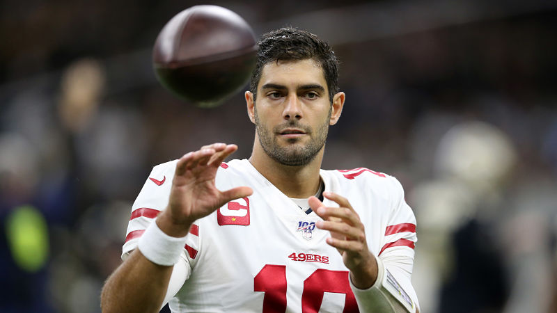 San Francisco 49ers quarterback Jimmy Garoppolo