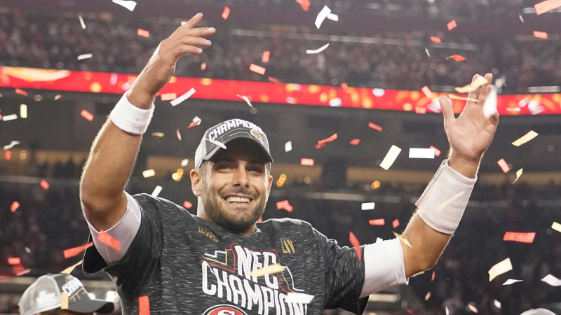 San Francisco 49ers quarterback Jimmy Garoppolo