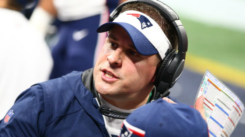 New England Patriots offensive coordinator Josh McDaniels