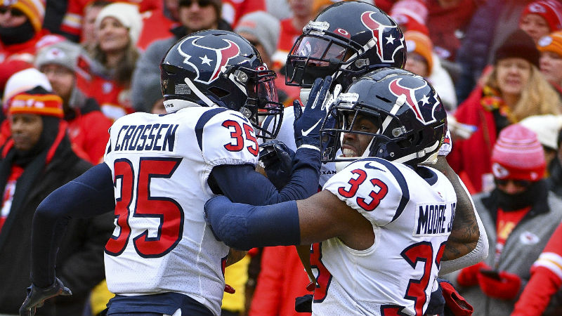 Houston Texans cornerback Keion Crossen