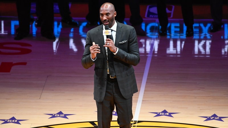 Former Los Angeles Lakers Forward Kobe Bryant