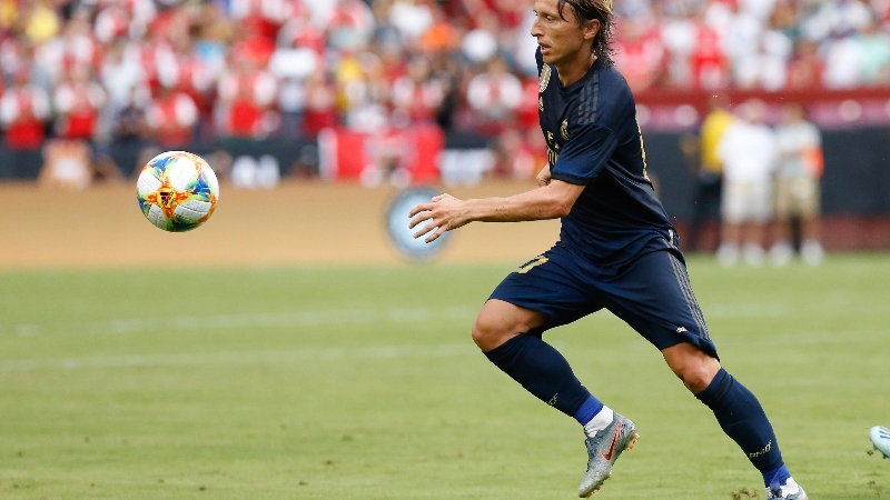 Real Madrid midfielder Luka Modric