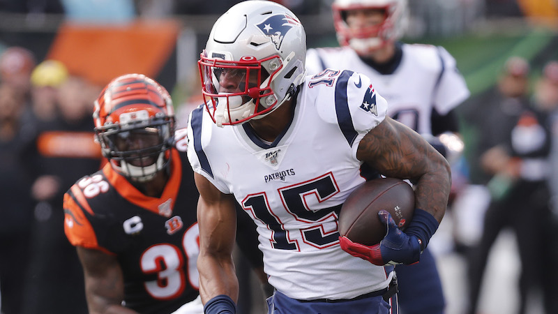 Patriots wide receiver N'Keal Harry