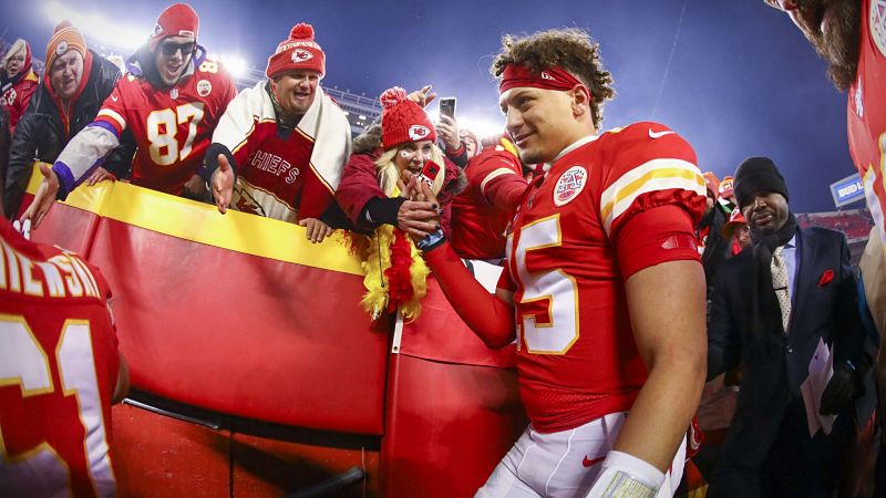Kansas City Chiefs quarterback Patrick Mahomes