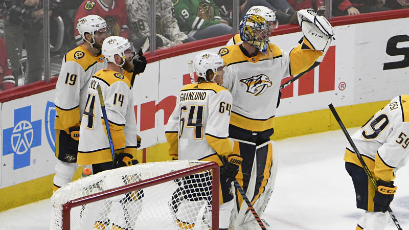 Nashville Predators goalie Pekka Rinne