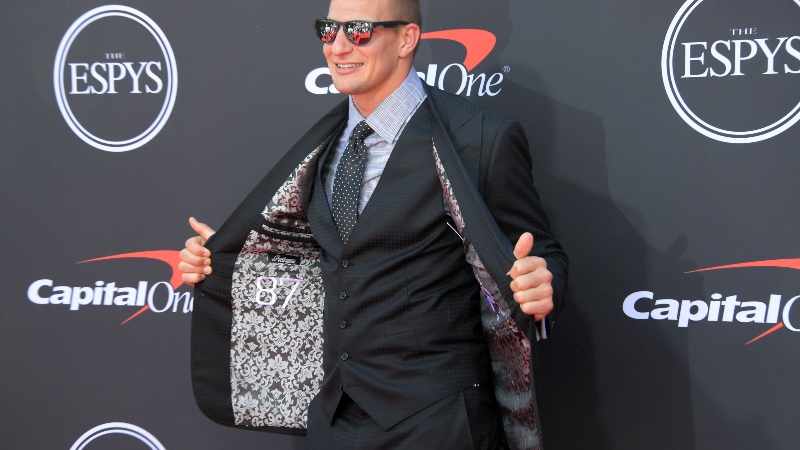 Former New England Patriots tight end Rob Gronkowski