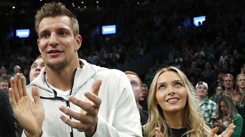 Former New England Patriots tight end Rob Gronkowski