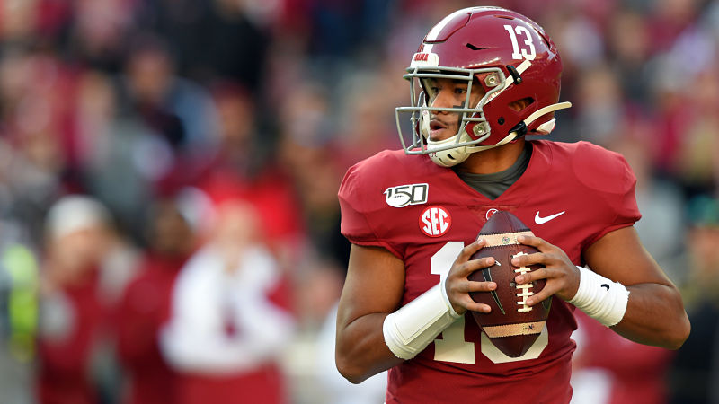 Alabama quarterback Tua Tagovailoa