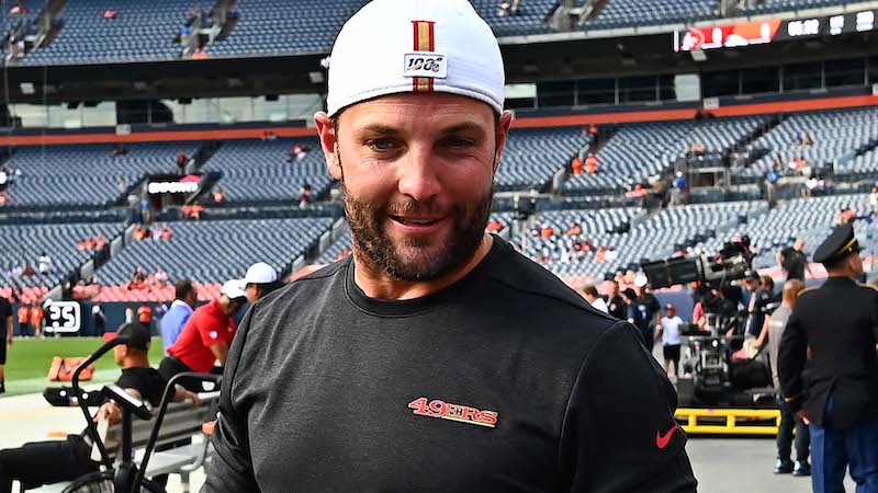 Former 49ers wide receivers coach Wes Welker