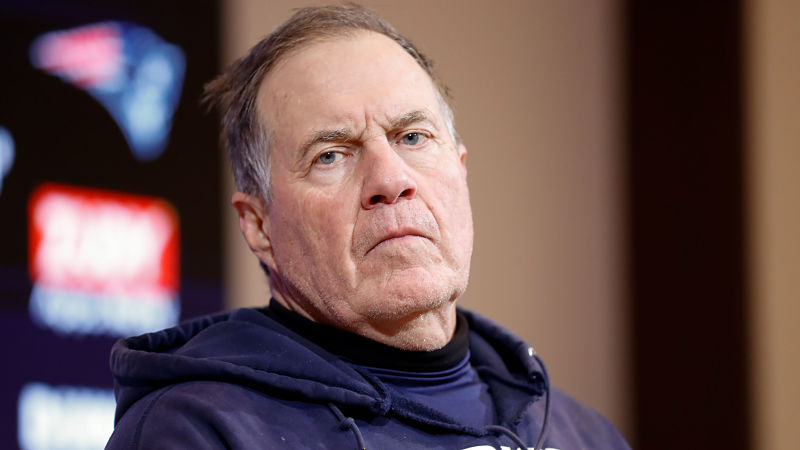 New England Patriots head coach Bill Belichick