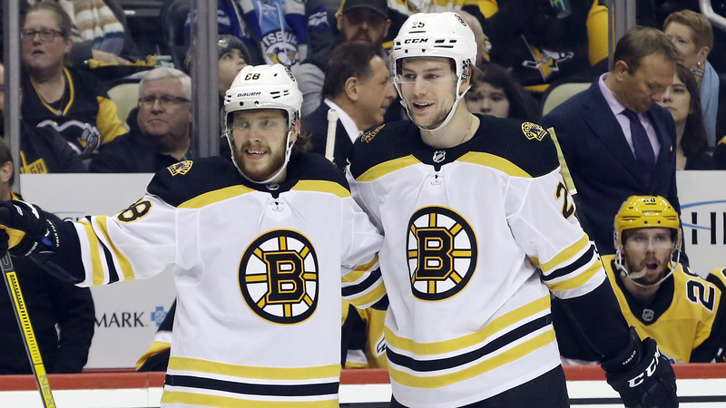 Boston Bruins' David Pastrnak