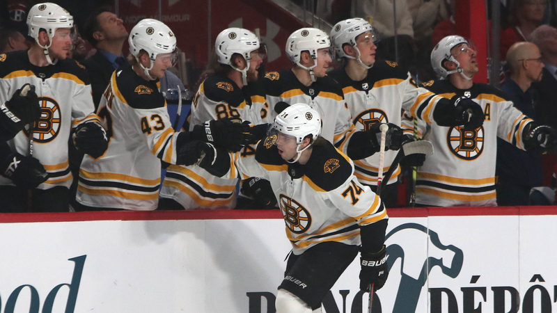 Boston Bruins' Jake DeBrusk