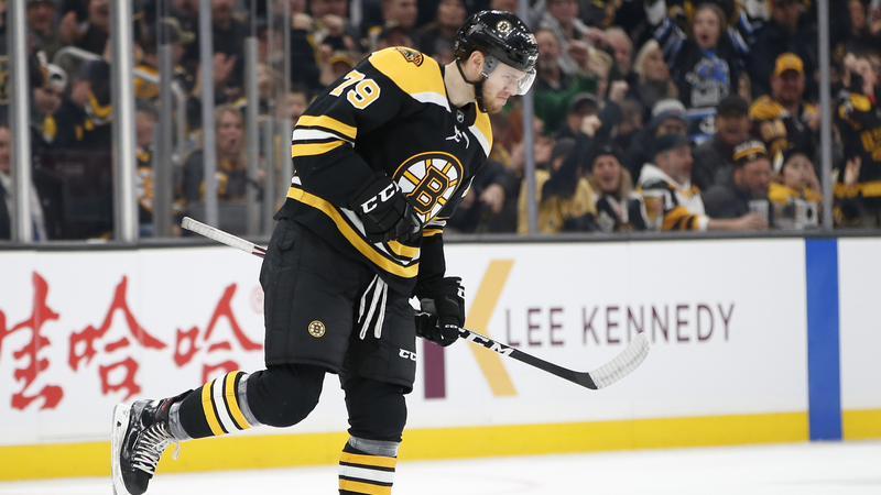 Boston Bruins Defenseman Jeremy Lauzon
