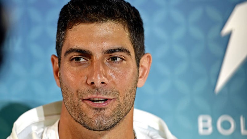 San Francisco 49ers quarterback Jimmy Garoppolo