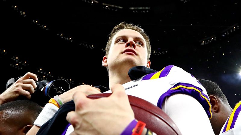 LSU Tigers quarterback Joe Burrow