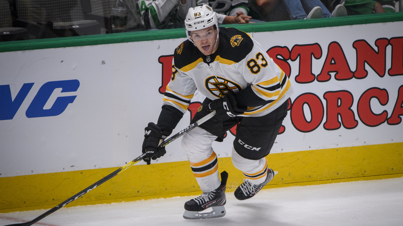 Bruins winger Karson Kuhlman
