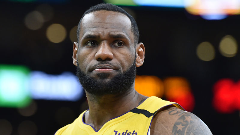 Los Angeles Lakers forward LeBron James