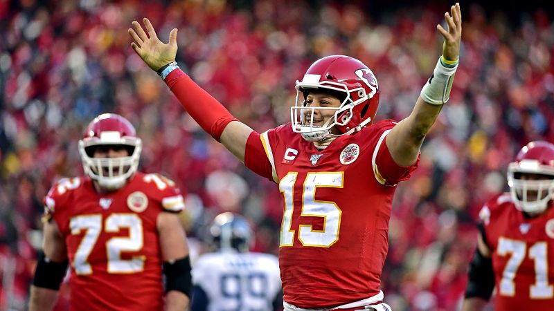 Kansas City Chiefs quarterback Patrick Mahomes