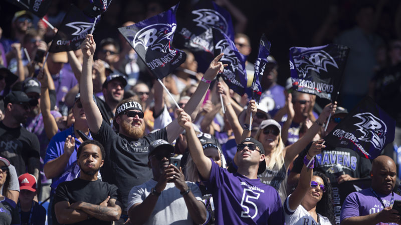 Baltimore Ravens fans