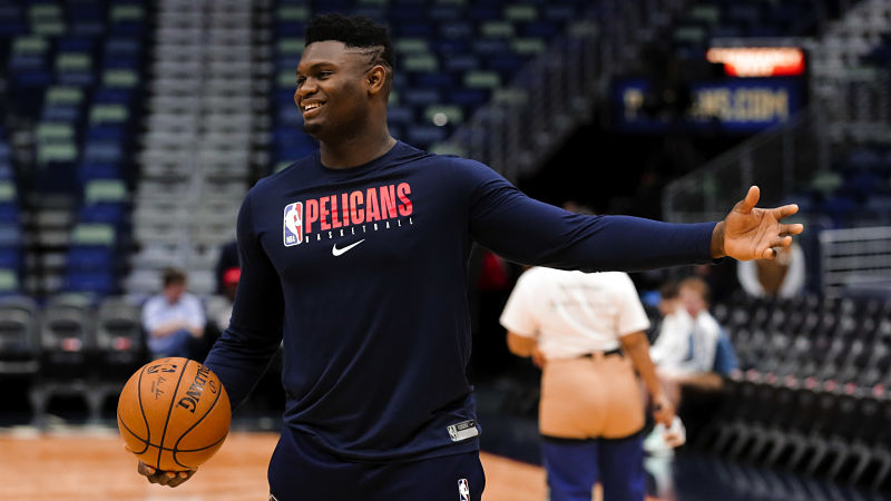 New Orleans Pelicans forward Zion Williamson