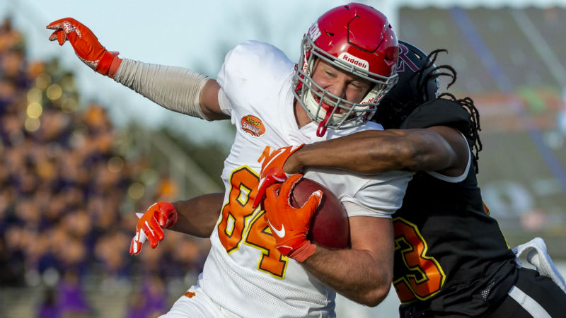North tight end Adam Trautman