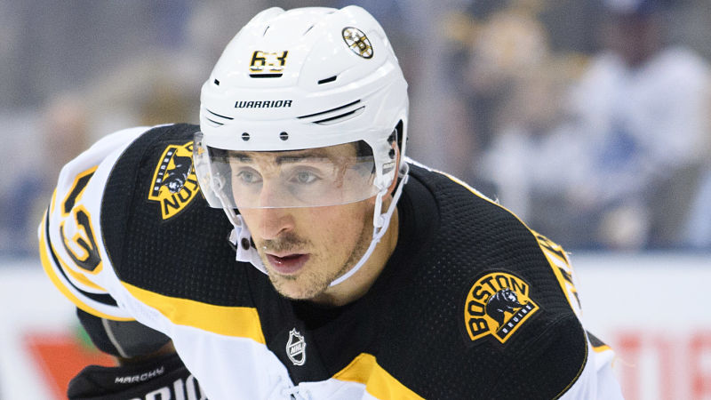 Boston Bruins forward Brad Marchand