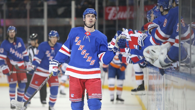New York Rangers left wing Chris Kreider