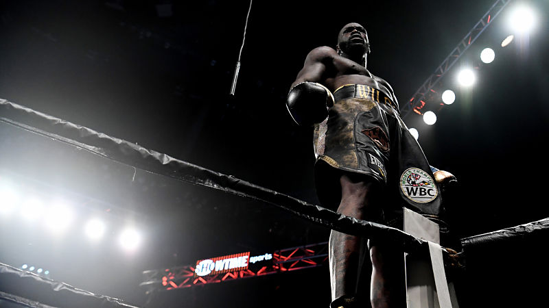 Boxer Deontay Wilder
