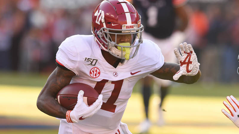 Alabama wide receiver Henry Ruggs