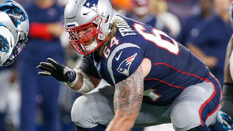 Former New England Patriots guard Hjalte Froholdt