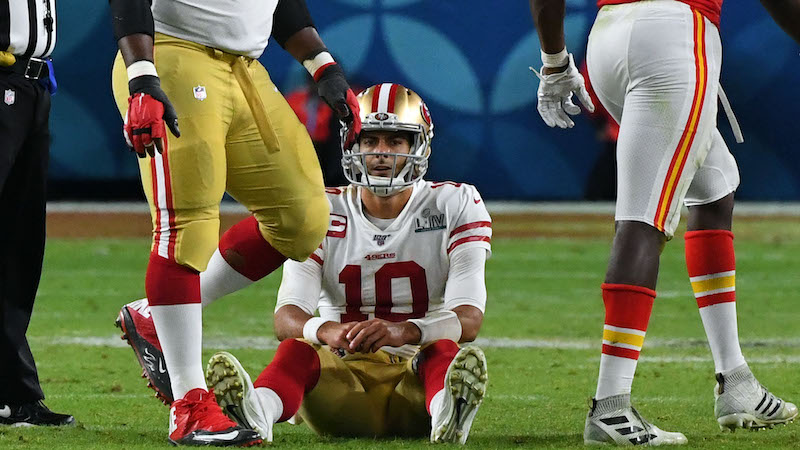 49ers quarterback Jimmy Garoppolo
