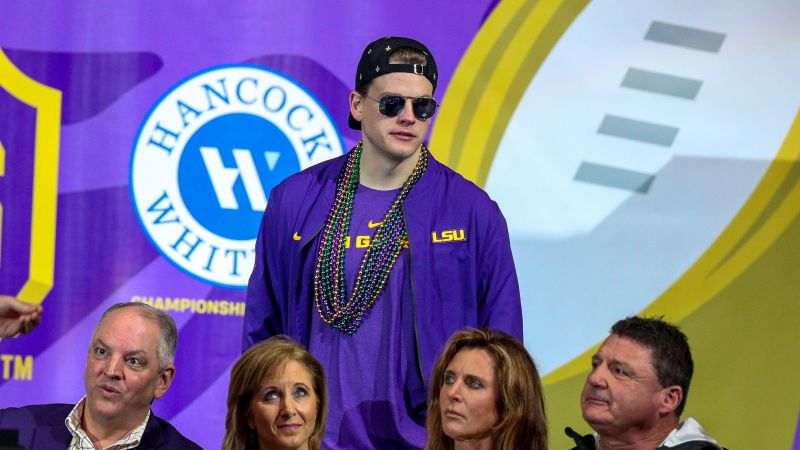 LSU Tigers quarterback Joe Burrow