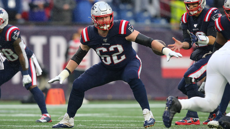 Patriots left guard Joe Thuney