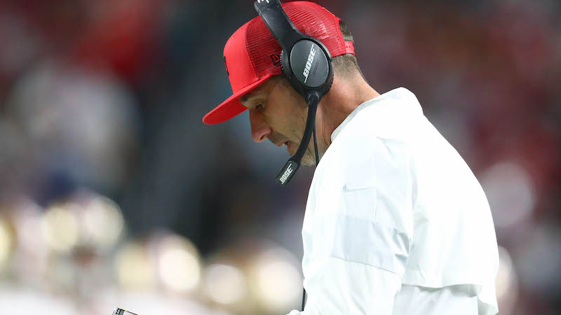 49ers head coach Kyle Shanahan