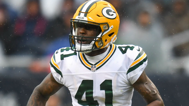 Green Bay Packers cornerback Lenzy Pipkins