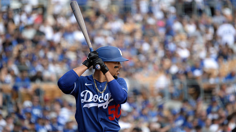 Los Angeles Dodgers outfielder Mookie Betts