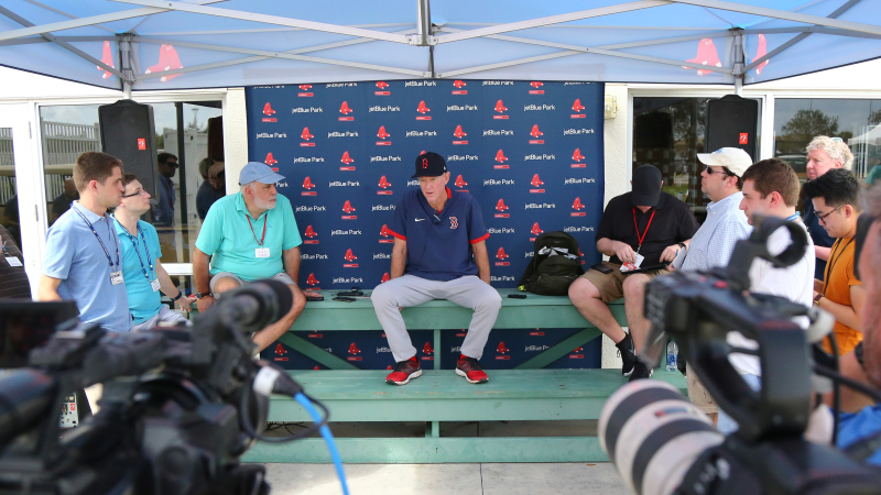 Boston Red Sox manager Ron Roenicke